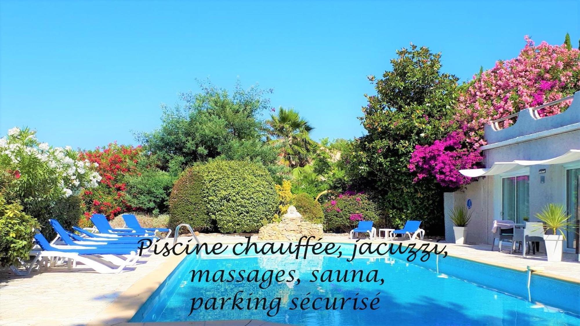 Hotel Les Jardins De Bormes, Sauna & Jacuzzi Exterior foto